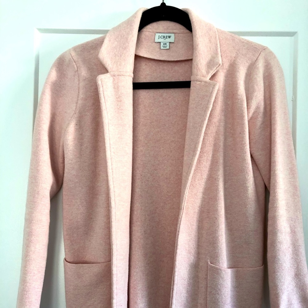 Jcrew open sweater blazer